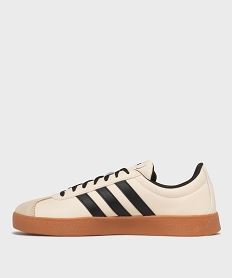 baskets vl court base femme - adidas beigeH125601_3