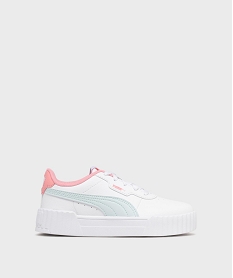 GEMO Baskets basses à semelle originale Carina 3.0 fille - Puma blanc standard