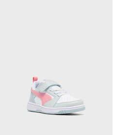 baskets basses a empiecements irises rebound v6 space belle fille - puma blanc standard basketsH126501_2
