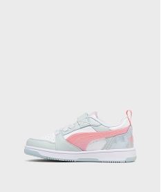 baskets basses a empiecements irises rebound v6 space belle fille - puma blanc standard basketsH126501_3