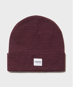 GEMO Bonnet uni en maille fine fille violet standard