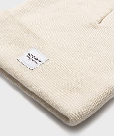 bonnet uni en maille fine fille beige standardH126901_4