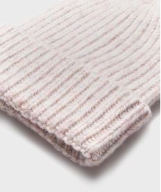 bonnet en grosse maille fille roseH129601_4