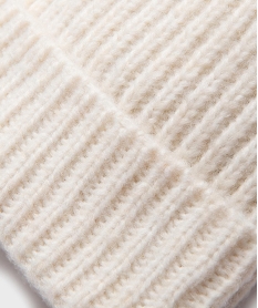 bonnet en grosse maille fille[missing] beigeH130501_3