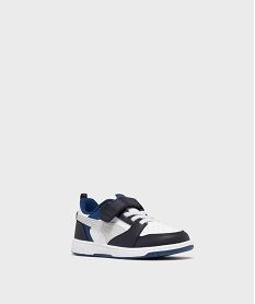baskets basses a lacets elastiques et scratch rebound v6 garcon - puma bleu basketsH135001_2