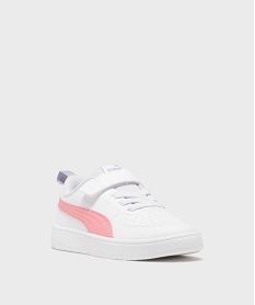 baskets basses lacets elastiques et scratch rickie ac fille - puma rose basketsH136401_2
