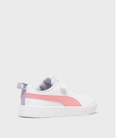 baskets basses lacets elastiques et scratch rickie ac fille - puma rose basketsH136401_4