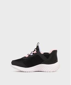 baskets en toile pailletee faciles a enfiler fille - skechers noir standard basketsH136801_3
