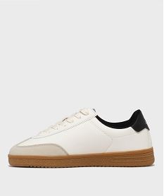 baskets basses look retro a lacets femme - ellesse blanc standardH137901_4