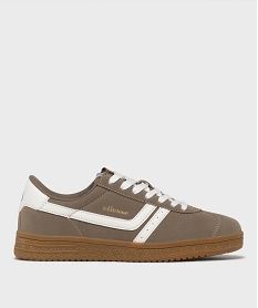 GEMO Baskets basses à lacets femme - Ellesse Brun