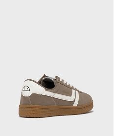 baskets basses a lacets femme - ellesse brunH138401_4