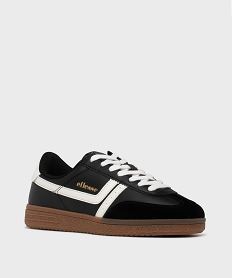 baskets basses bicolores a lacets homme - ellesse noir standardH138501_3