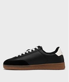 baskets basses bicolores a lacets homme - ellesse noir standardH138501_4