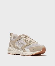 baskets de running en mesh femme - ellesse beigeH138701_2