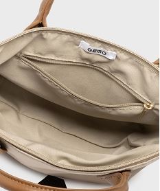 sac a main petit format multiples portes femme beige sacs bandouliereH140201_3