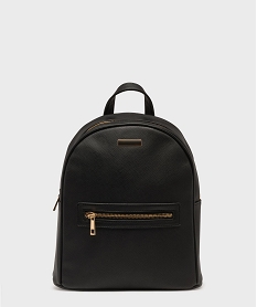 GEMO Sac à dos avec détails métalliques femme noir standard