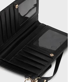 pochette smartphone et portefeuille 2-en-1 femme noir standard porte-monnaie et portefeuillesH142301_3