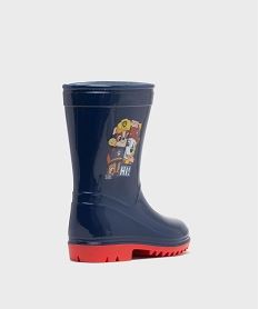 bottes de pluie a motifs chiens garcon - la pat patrouille bleuH142401_4