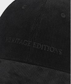casquette baseball en velours cotelee femme noir standardH142701_3