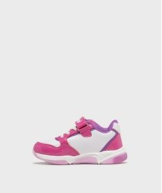 baskets basses a paillettes et semelle lumineuse fille - la patpatrouillle rose standard basketsH143701_3