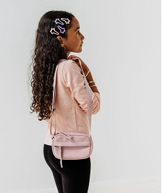 GEMO Sac à bandoulière porté travers fille rose standard