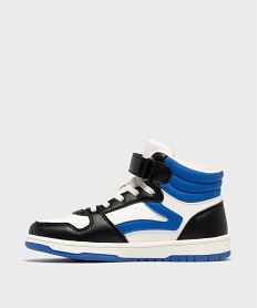 baskets montantes a scratch garcon bleu standardH148501_3