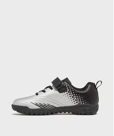chaussures de foot garcon avec fermeture scratch gris standardH148801_3