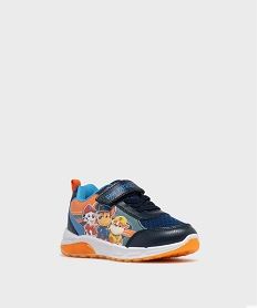 baskets basses lumineuses garcon - pat patrouille bleu basketsH150201_2