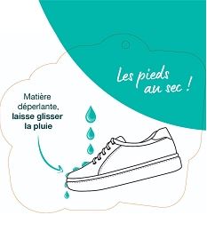 baskets montantes en toile enduite a lacets elastiques garcon - buggy bleu basketsH150401_2