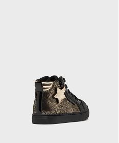 baskets montantes dessus metallise et verni fille - lovely wings noir standard basketsH152901_4