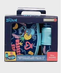 boite a gouter avec gourde enfant motif stitch - disney bleu standardH154301_2