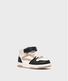 baskets montantes a lacets elastiques et scratch bebe garcon - 5 miles[missing] noir standard baskets et tennisH156301_2