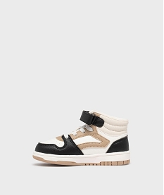baskets montantes a lacets elastiques et scratch bebe garcon - 5 miles[missing] noir standard baskets et tennisH156301_3
