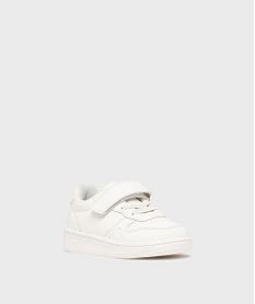baskets basses fermeture scratch bebe garcon - 5 miles blanc standard baskets et tennisH156801_2
