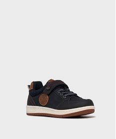 baskets basses a bout renforce garcon - buggy bleu basketsH159701_2