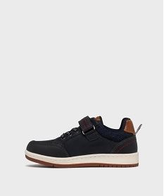baskets basses a bout renforce garcon - buggy bleu basketsH159701_3