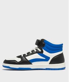 baskets montantes a scratch garcon bleu standard basketsH160401_3
