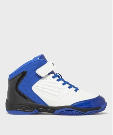 GEMO Baskets mid-cut fermeture scratch garçon - Starter bleu standard