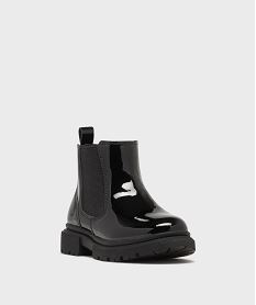 boots chelsea vernies a imprime animal fille noir standardH169301_2