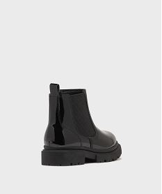 boots chelsea vernies a imprime animal fille noir standardH169301_4