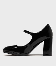 escarpins vernis a brides avec talon bloc femme - follow me noir standardH174101_3