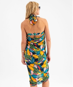 pareo a motifs fleuris femme multicoloreH174601_2