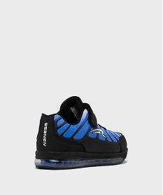 baskets bicolores avec semelle a bulle d’air garcon - airness bleu standard basketsH175101_4