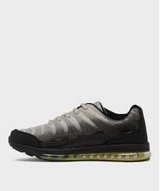 baskets basses a lacets et semelle transparente garcon - airness noir standard basketsH175401_3