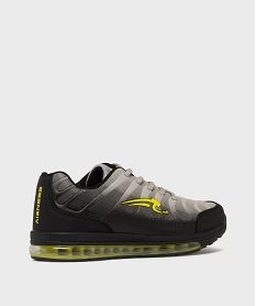 baskets basses a lacets et semelle transparente garcon - airness noir standard basketsH175401_4