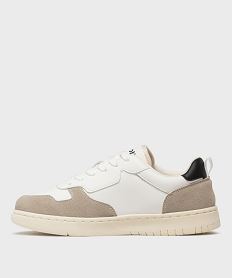 baskets basses a lacets garcon - schott blanc standard basketsH180901_3