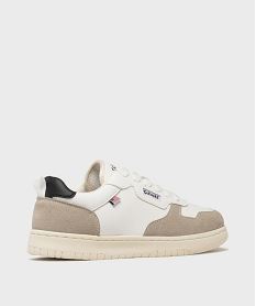 baskets basses a lacets garcon - schott blanc standard basketsH180901_4