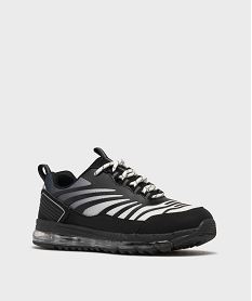 baskets bicolores avec semelle bulle d’air garcon - 5 miles noir basketsH181501_2