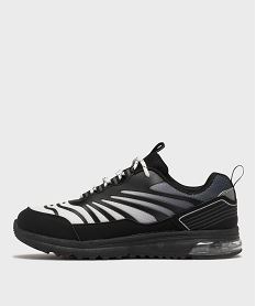 baskets bicolores avec semelle bulle d’air garcon - 5 miles noir basketsH181501_3