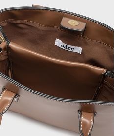 sac a main compact a multiples portes femme marron vif sacs a mainH182101_3